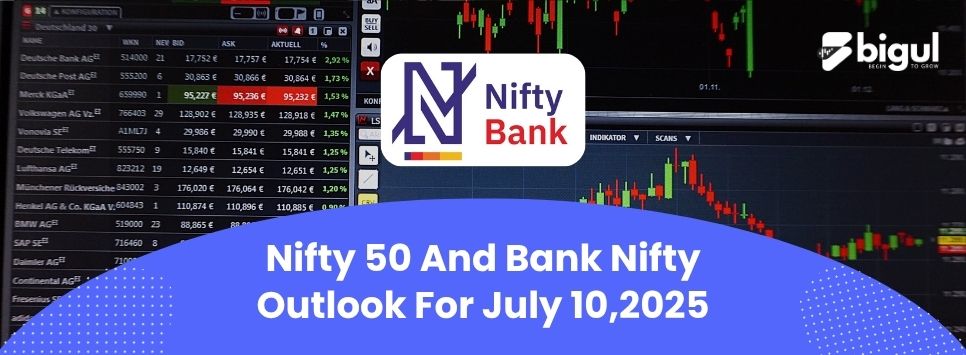 Nifty 50 and Bank Nifty Outlook for July 10, 2025